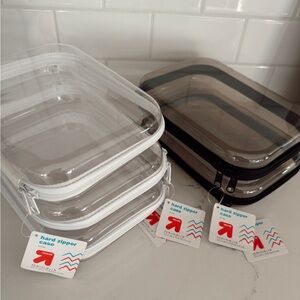 Hard Sided Zipper Pencil Case (5pk)